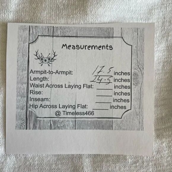 Mossimo Supply & Co Three Button Front V-Neck White ¾ Sleeves SZ SP #1415 - Picture 10 of 13